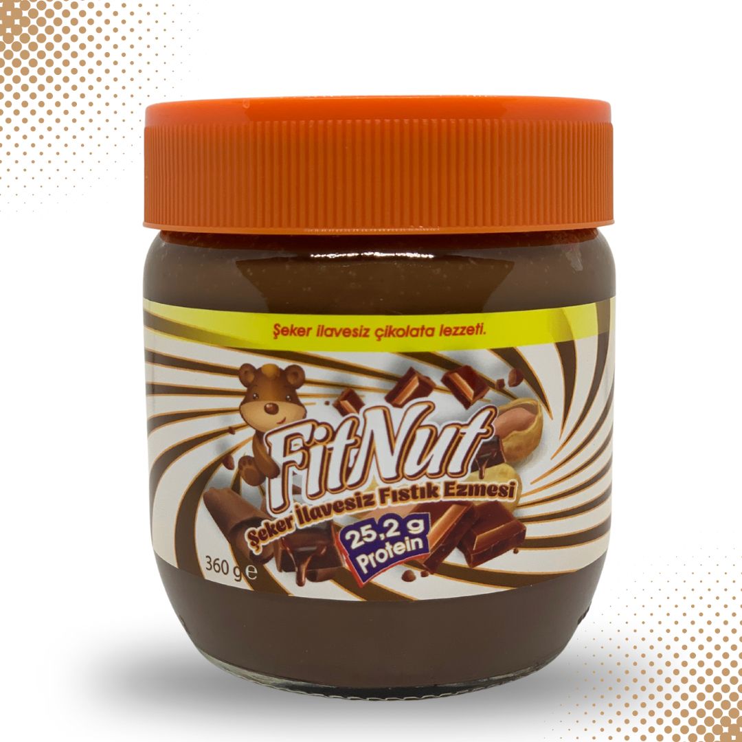 FİTNUT ÇİKOLATALI ŞEKERSİZ FISTIK EZMESİ