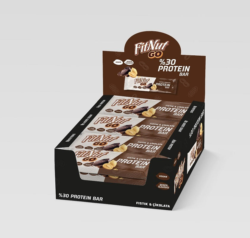 FİTNUT GO PROTEIN BAR FISTIK&ÇİKOLATA 40G