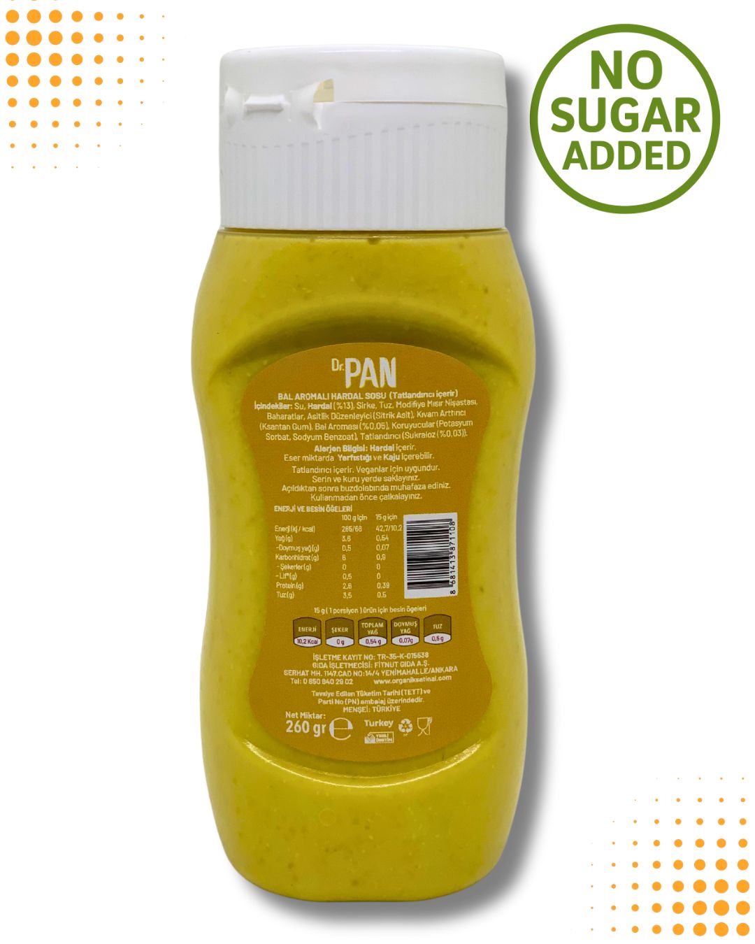 DR.PAN HARDAL (DÜŞÜK KALORİLİ -260 GR)