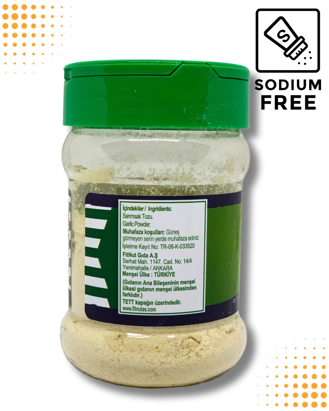 GARLİC POWDER - SARIMSAK TOZU (TUZSUZ)