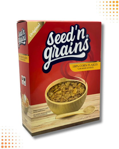 SEED'N GRAİNS ŞEKERSİZ CORN FLAKES (300GR)