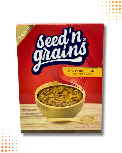 SEED'N GRAİNS ŞEKERSİZ CORN FLAKES (300GR)