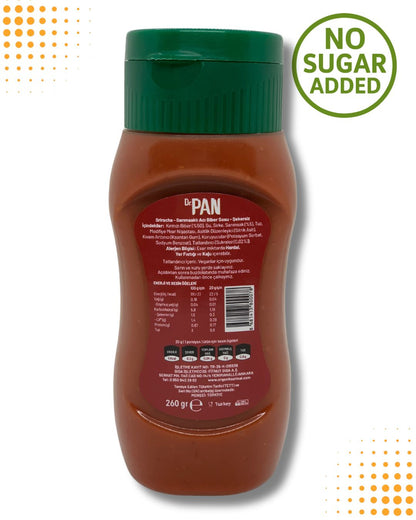 DR.PAN SRİRACHA SOS (DÜŞÜK KALORİLİ - ŞEKERSİZ -260G)