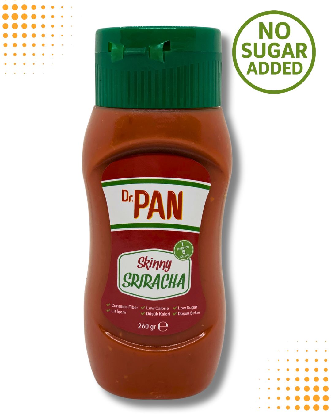 DR.PAN SRİRACHA SOS (DÜŞÜK KALORİLİ - ŞEKERSİZ -260G)
